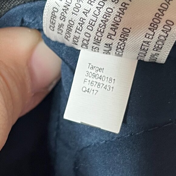 Joylab Blue Magenta Floral Bomber Jacket sz S Athletic Quilted Target Running - Picture 10 of 12